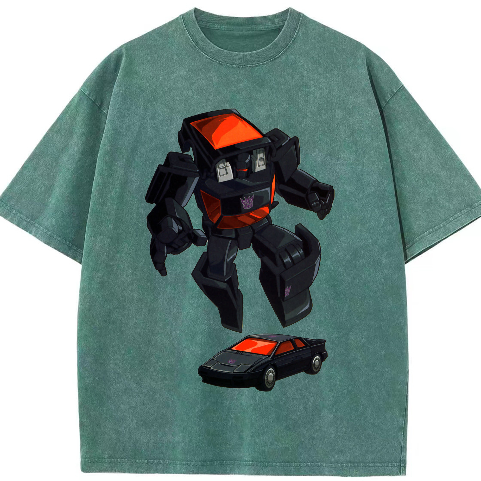 （画像用）  綿100% ヴィンテージ風 半袖Tシャツ（フロントプリント）